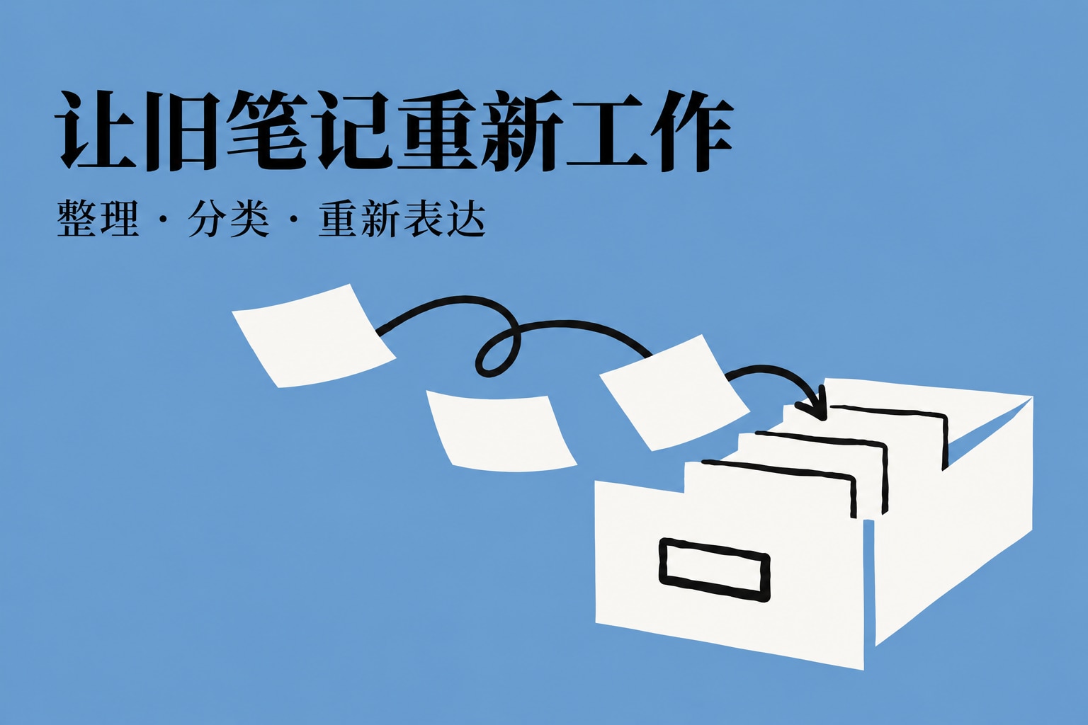 让旧笔记重新工作：整理、分类、重新表达